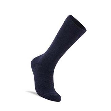 Men's Ecco Dress Crew Socks Navy | SG 832DFM